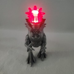 Pachycephalosaurus Dinosaur Action Figure Misco Toys Roaring Light & Sound 10in