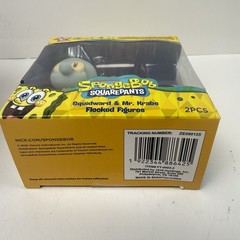 Nickelodeon SpongeBob SquarePants Flocked Figures Squidward Mr. Krabs Set 02 NIB