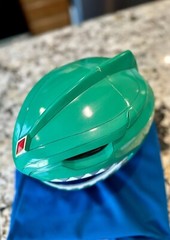 Signed Authentic JDF Cosplay MMPR Green Ranger Power Rangers Helmet