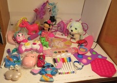 25+ Pc Toy Lot For Little Girls Ages 4+ Misc Assortment Pony Doll Toys Game Art
