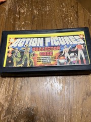 VINTAGE GI JOE STAR WARS 1980 VINYL CARRY CASE WITH GOOD TRAYS OVERALL GREAT