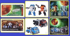 Transformers Kingdom War for Cybertron Golden Disk Coll Puffer & Road Ranger NEW