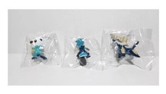 Pokemon Oshawott, Dewott & Samurott Tomy Officially Licensed Toy Lot – New