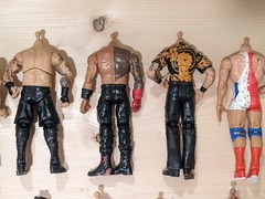 WWE Figures Parts Lot Damaged Missing Parts Flaws No Heads Mixed Elite & Regular
