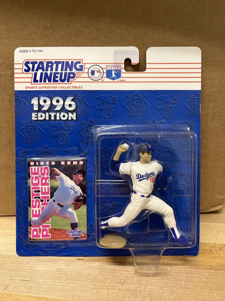 1996 Hideo Nomo Starting Lineup Kenner MLB Baseball Los Angeles Dodgers NIB