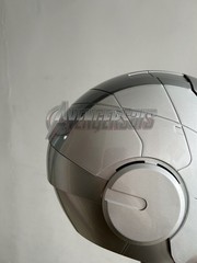 Iron Man MK5 1:1 AUTOKING Silver Helmet Wearable Voice-control Cosplay NEW