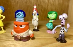 Inside Out 2 PVC Figures Lot (9) Jangles Bing Bong Joy Anger Disgust