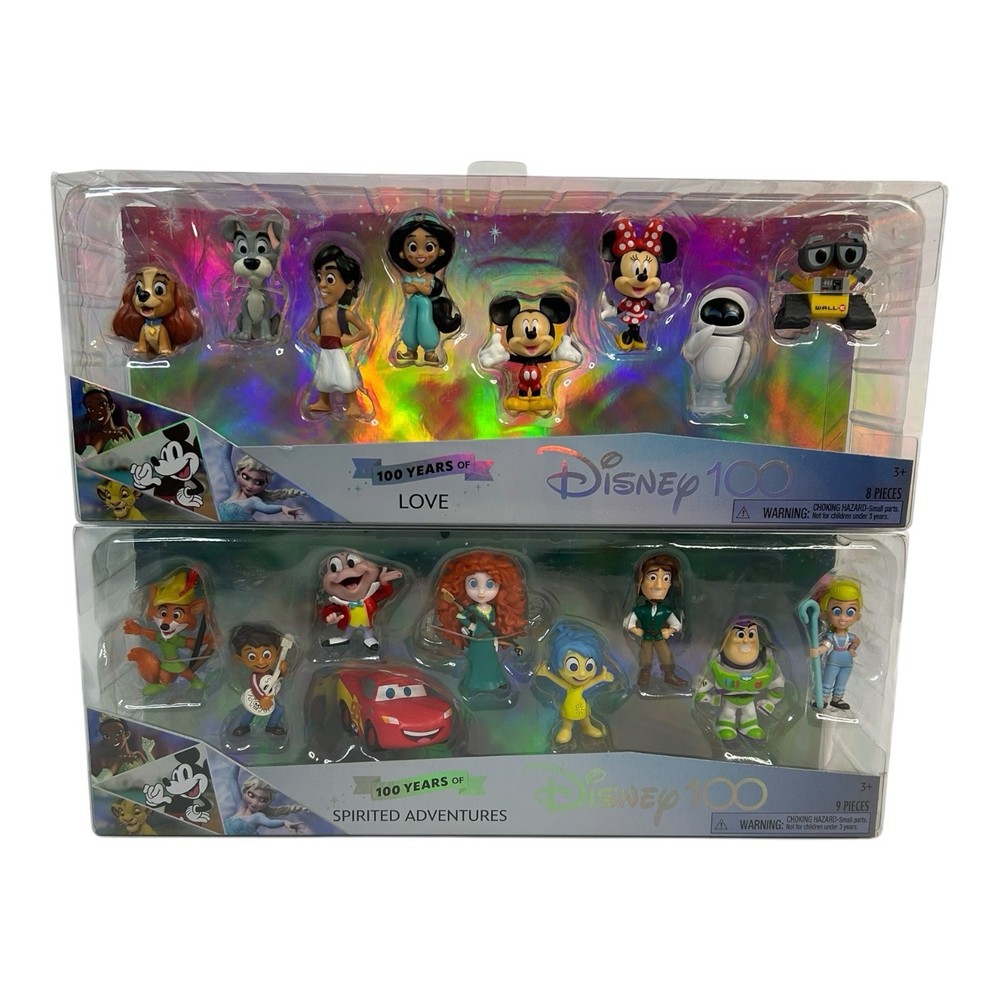 Disney 100 Years Collector 17 Piece Of Characters-2X Bundle Set Limited Edition