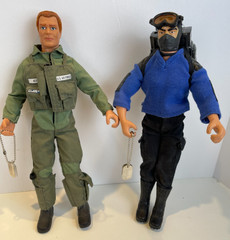 Vintage Set of 2 GI Joe’s Hall of Fame Lot of 2 With Clothes/ Accessories