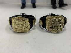 WWE Jakks Classic Superstars Dudley Boyz Figures Purple Bubba Ray D-Von 3D 2003
