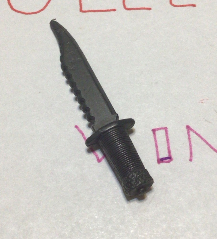 JOHN RAMBO TFOF COLECO 1985 1986 Vintage Rambo Part WEAPON KNIFE Z26 056Z