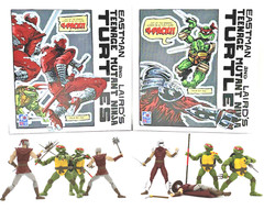 Eastman &Laird’s Teenage Mutant Ninja Turtles BST AXN Comic Action Figures 2 pck