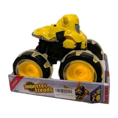 Transformers Bumblebee 9 Inch Monster Treads Toy Truck With Light Up Wheels