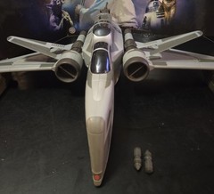 🔥🔥2008 STAR WARS: THE CLONE WARS ARC-170 (SHADOW SQUADRON) FIGHTER – COMPLETE