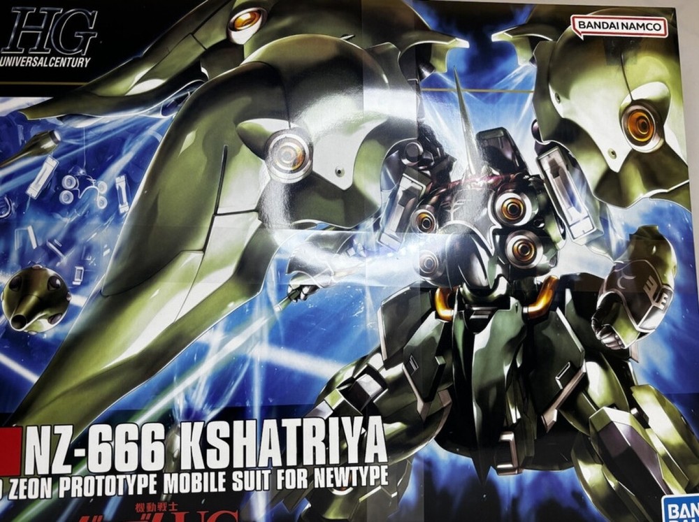 Bandai Hobby Gundam Unicorn HGUC #99 NZ-666 Kshatriya HG 1/144 Model Kit USA