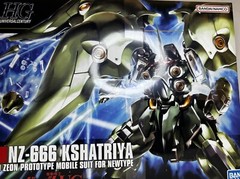 Bandai Hobby Gundam Unicorn HGUC #99 NZ-666 Kshatriya HG 1/144 Model Kit USA