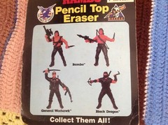 new Arco Sylvester stallone Rambo pencil top Action Figure vintage classic 1986