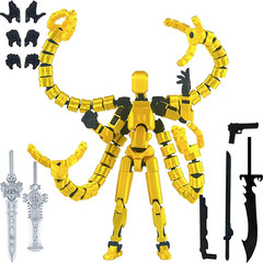13cm Multi Joint Robot Action Figure 3D Printed Movable Model Toy Gift