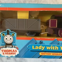 Thomas & Friends- Lady With Track – Battery Operated 2005 NEW w Box Damage- Rare