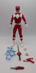 MMPR Power Rangers Lightning Collection Mighty Morphin 6 Figures Set Lot Hasbro