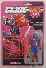 GI Joe Super7 Reaction+ NINJA FORCE Snake Eyes Cobra Commander New Target Exclu