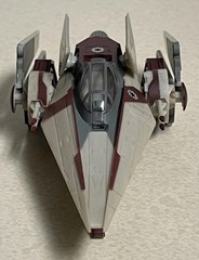 Star Wars MGS V-wing Starfighter 0063 LOOSE COMPLETE