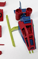 1986 GI Joe G.I. Joe Dreadnok Air Assault VTOL Jet Sears Lot Broken