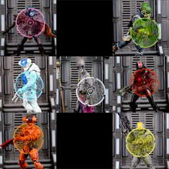 Energy Shield Accessory for Cosmic Legions Figures (Style 3)