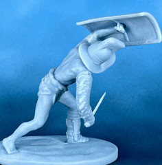 Handcrafted Gladiator Resin Figurine 80mm Collectible Sculpture