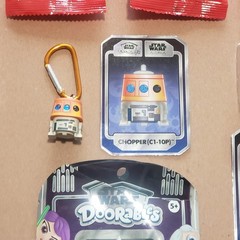 11 New STAR WARS Disney DOORABLES MINIFIGURES & Loose HYPER PEEK + Clip-On LOT