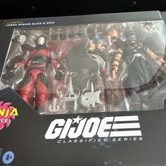 G.I. Joe Classified #160 Ninja Force Cobra Ninjas SLICE & DICE 6″ Figures NEW