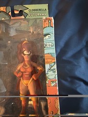 Futurama Toynami Figure Clobberella Leela Complete Santa Robot Build A Bot BAF