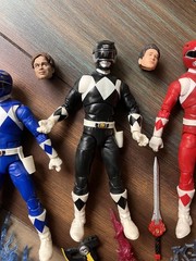 Hasbro Mighty Morphin’ Power Rangers Lightning Collection Loose Lot x5 MMPR OG