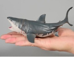 Great White Shark Animal Toy PVC Action Figure Doll Kids Toys Party Gifts