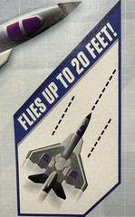 Transformers Launch Action Decepticon Glider Flies Up To 20 Feet Authentic New