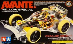 US TAMIYA 95060 Mini 4WD AVANTE Jr. Yellow Special (Clear Body) (VS Chassis)