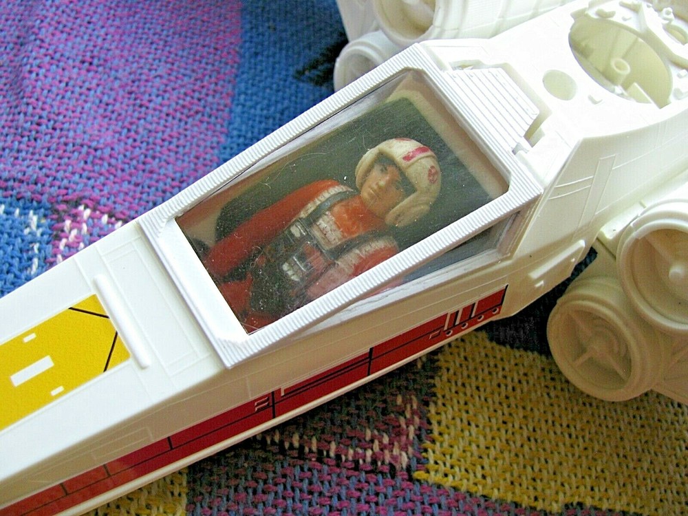 CUSTOM REPLACEMENT CANOPY for Vtg Kenner Star Wars WHITE X-Wing Plastic Windows