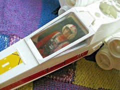 CUSTOM REPLACEMENT CANOPY for Vtg Kenner Star Wars WHITE X-Wing Plastic Windows