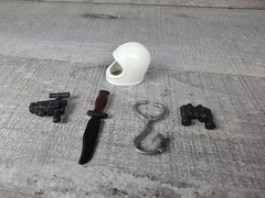 Action Figure Mixed Lot G.I. JOE Knife Gun Binoculars Weapon Helmet g78e