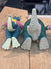 Vintage 1991 Jim Henson Dinosaurs TV Show Action Figures Complete Set 6 Hasbro
