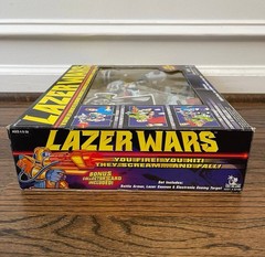 1998 Toy Island Lazer Wars Howard Brett & Colonel Chance Action Figures RARE NEW
