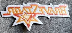 BRAVESTARR embroidered logo figure patch action emblem Masters of Universe title