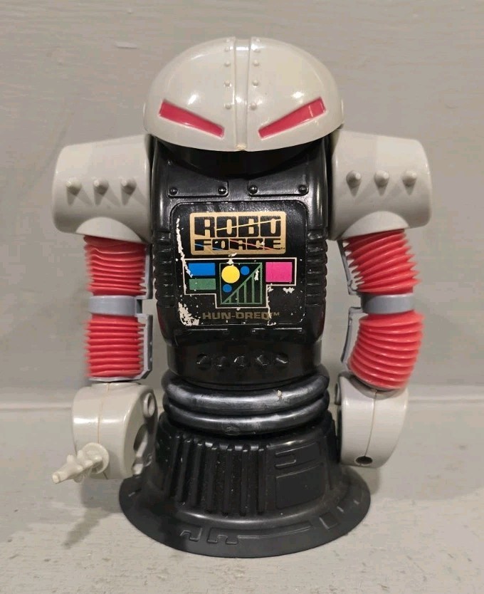 Vintage ROBO FORCE Hun-Dred The Conqueror Robot 1984 Action Figure C21
