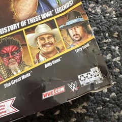 WWE Wrestling Elite Collection Legends Series 27 Terry Funk Box Damage See Pics