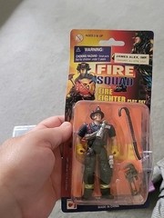 Fire Squad Figure Kids Play Set Kidmagic Old Stock in Original Package Brand New