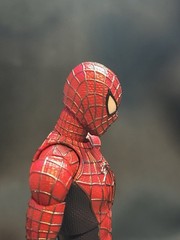 HEAD ONLY Tobey Maguire Mafex 241 Spider-Man Custom Painted 1:12 Scale
