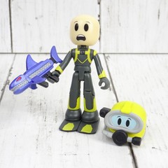 Roblox DevSeries SHARK BITE 2: SHARK CAGE Gray Scuba Diver Figure ONLY