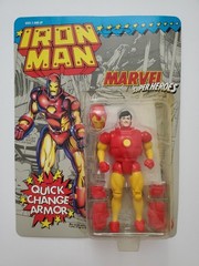 Iron Man Action Figure Marvel Comics Superheroes Toy Biz 1991 Sealed Unpunched
