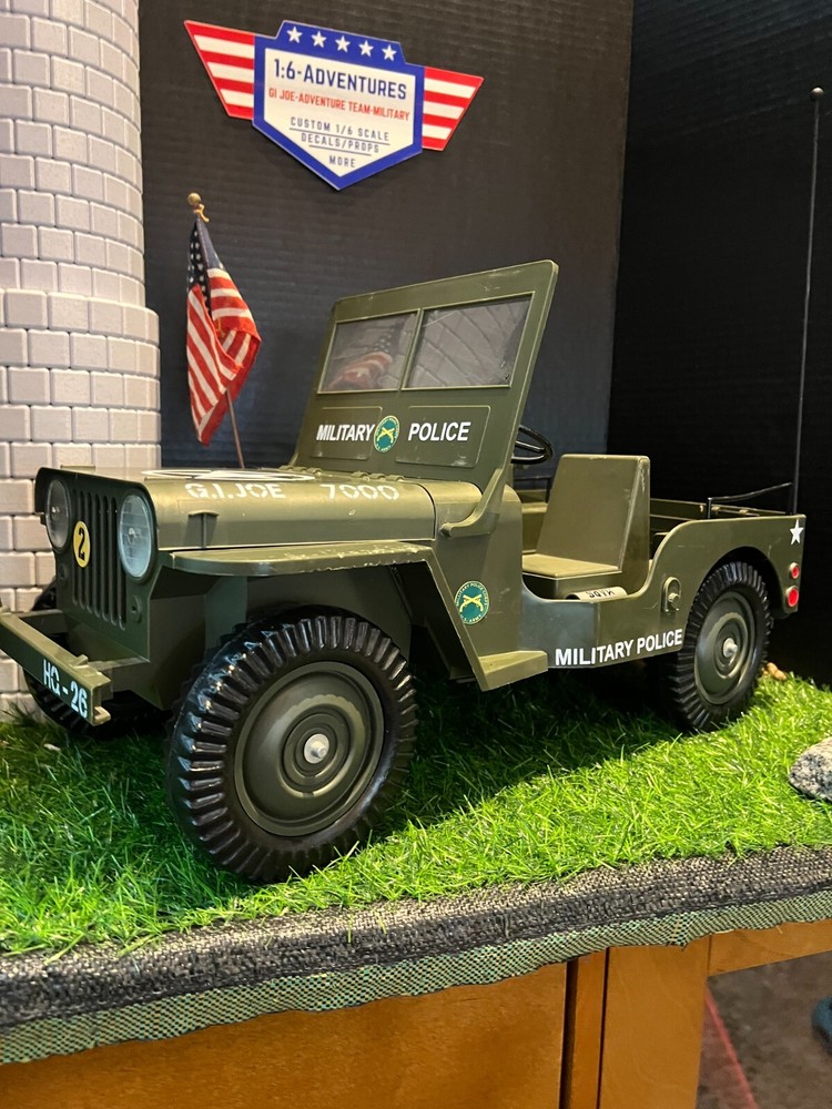 1/6 Scale WWII Willy’s Jeep Military Police Decal Set – Gi Joe/Action Figures