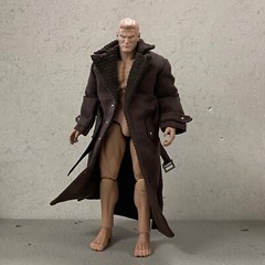 PB-LTC-GB: 1/12 Dark Brown Wired Coat for Marvel Legends Mezco Mafex Gambit